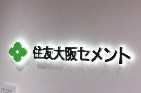 Sumitomo Osaka Cement signboard and logo